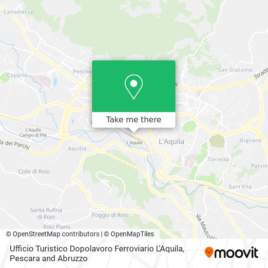 Ufficio Turistico Dopolavoro Ferroviario L'Aquila map