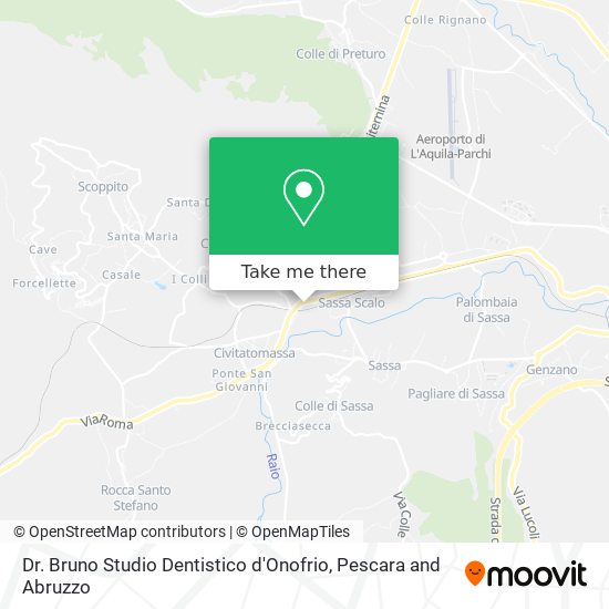 Dr. Bruno Studio Dentistico d'Onofrio map