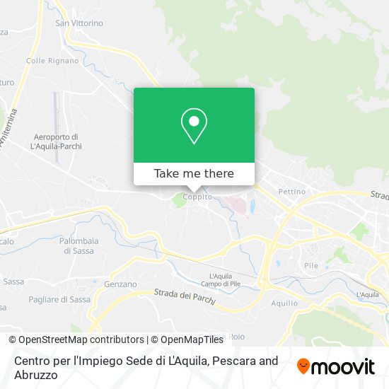 Centro per l'Impiego Sede di L'Aquila map