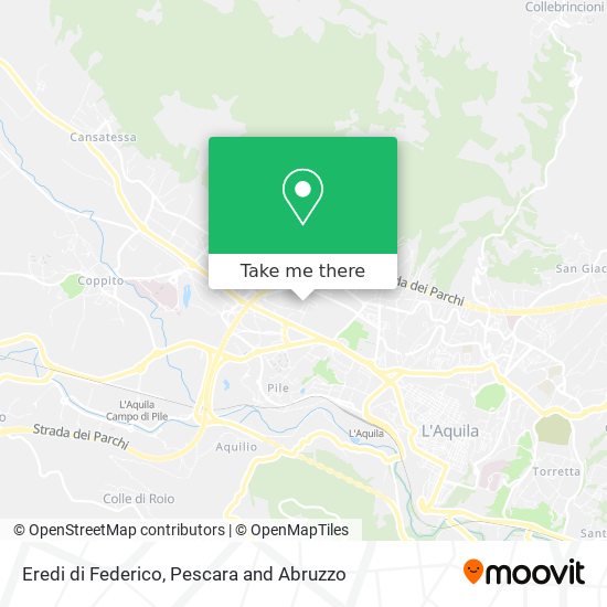Eredi di Federico map