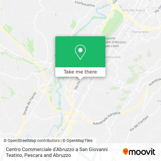 Centro Commerciale d'Abruzzo a San Giovanni Teatino map