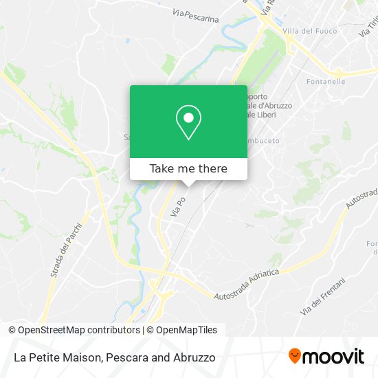 La Petite Maison map