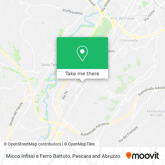 Micco Infissi e Ferro Battuto map