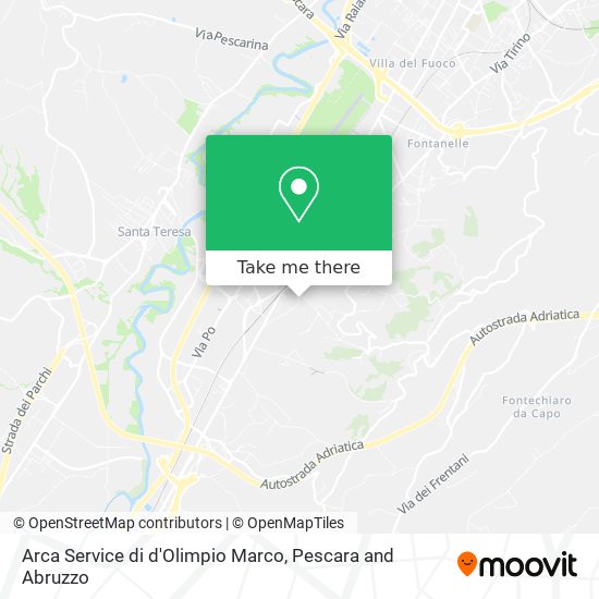 Arca Service di d'Olimpio Marco map
