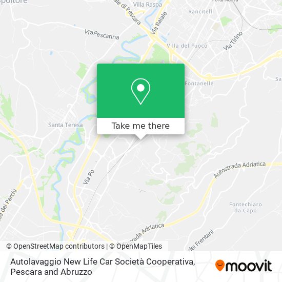 Autolavaggio New Life Car Società Cooperativa map