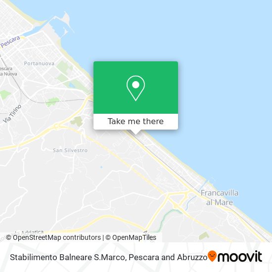 Stabilimento Balneare S.Marco map