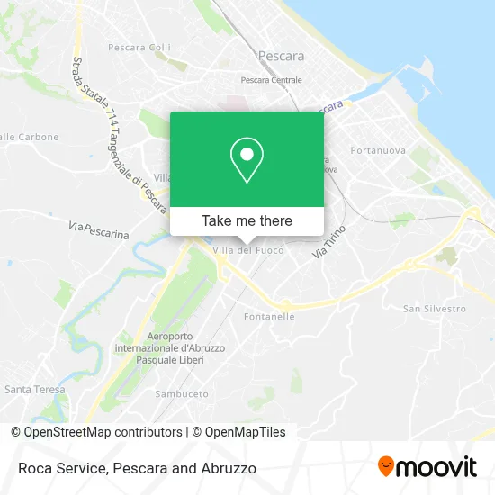 Roca Service map