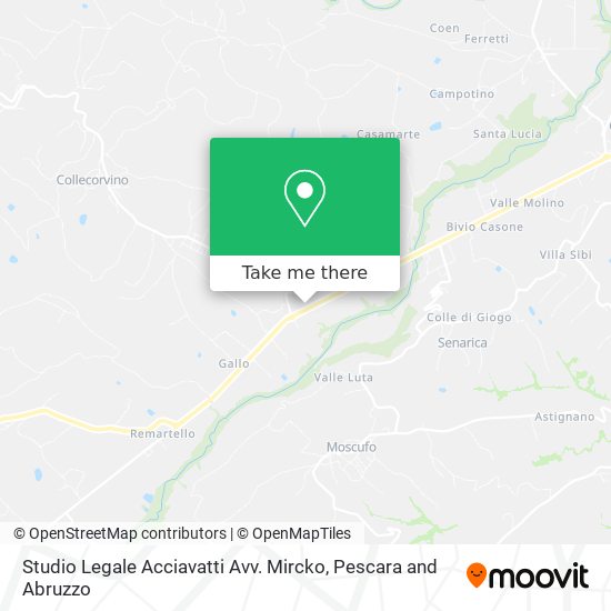Studio Legale Acciavatti Avv. Mircko map