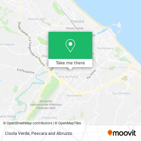L'Isola Verde map