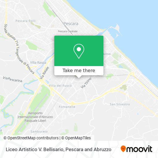 Liceo Artistico V. Bellisario map