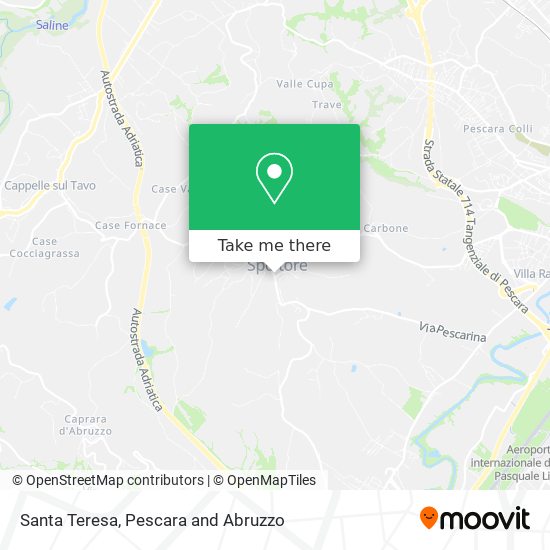 Santa Teresa map