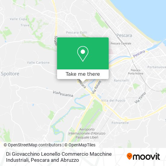 Di Giovacchino Leonello Commercio Macchine Industriali map
