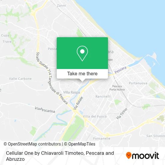 Cellular One by Chiavaroli Timoteo map