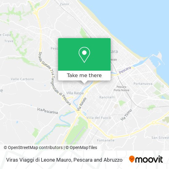Viras Viaggi di Leone Mauro map
