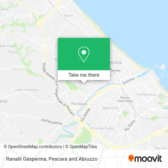 Ranalli Gasperina map