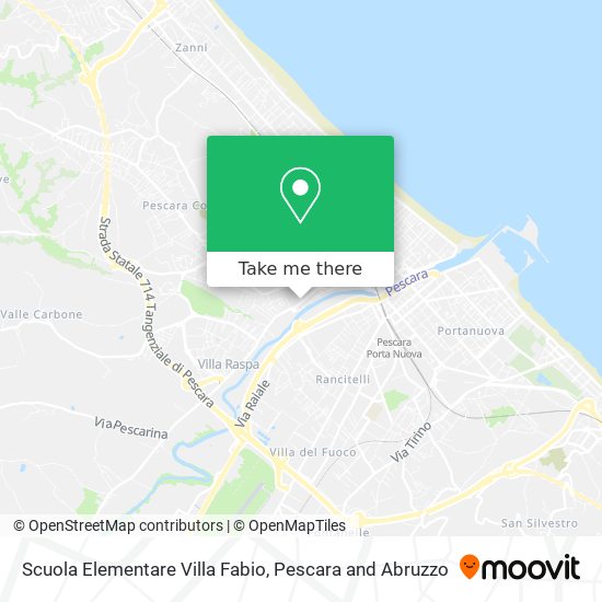 Scuola Elementare Villa Fabio map