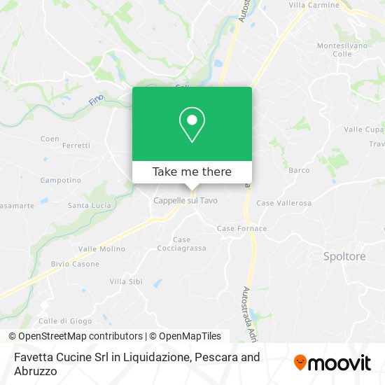 Favetta Cucine Srl in Liquidazione map