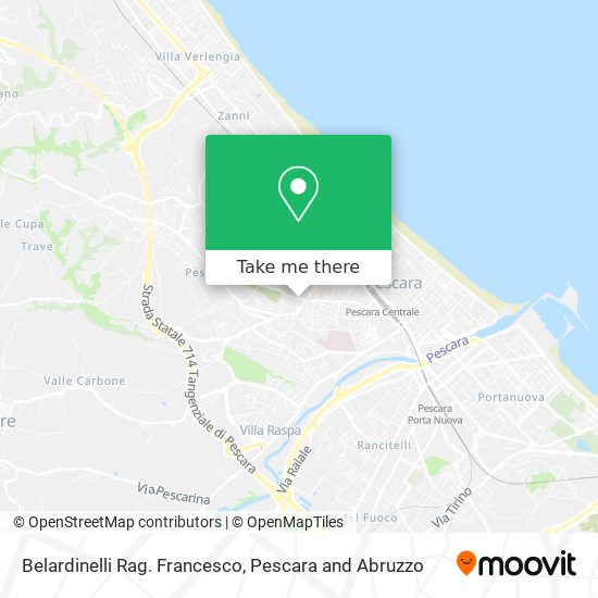 Belardinelli Rag. Francesco map