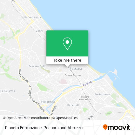 Pianeta Formazione map