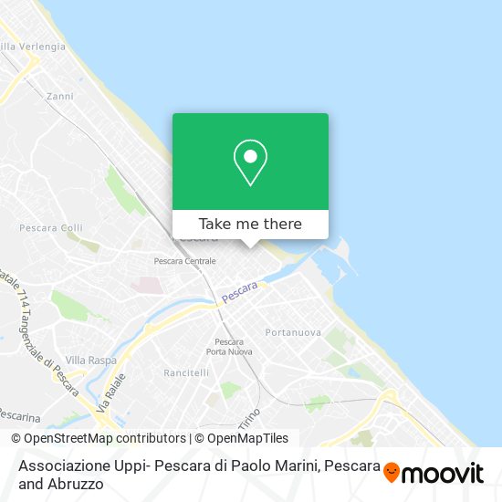 Associazione Uppi- Pescara di Paolo Marini map