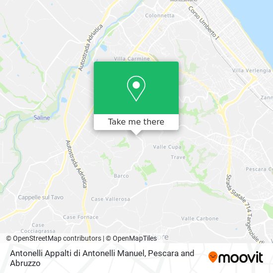 Antonelli Appalti di Antonelli Manuel map