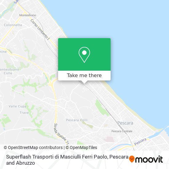 Superflash Trasporti di Masciulli Ferri Paolo map