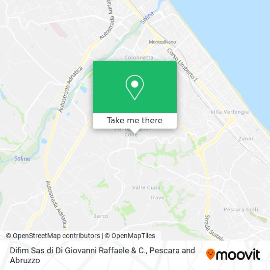 Difim Sas di Di Giovanni Raffaele & C. map