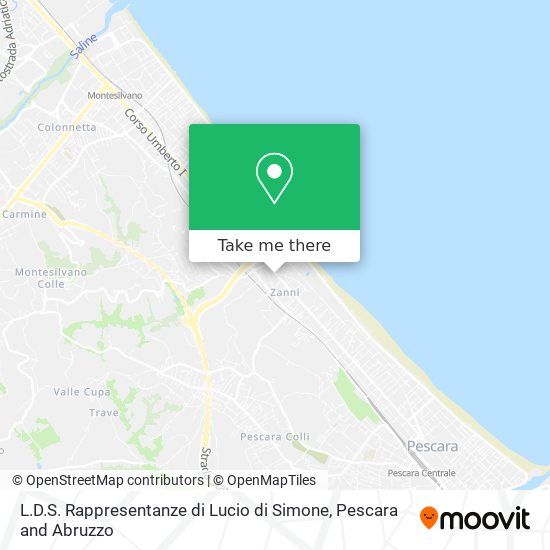 L.D.S. Rappresentanze di Lucio di Simone map