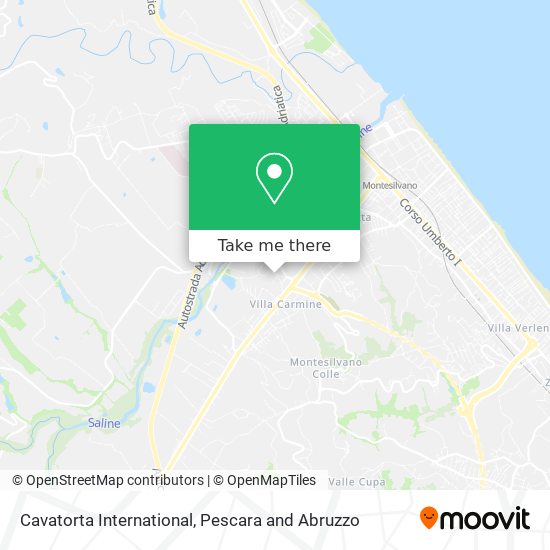 Cavatorta International map
