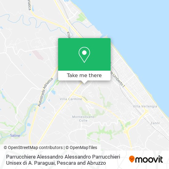 Parrucchiere Alessandro Alessandro Parrucchieri Unisex di A. Paraguai map