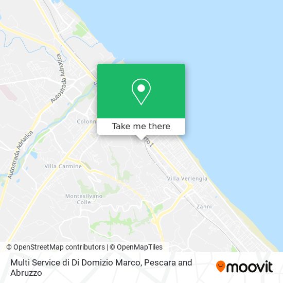 Multi Service di Di Domizio Marco map