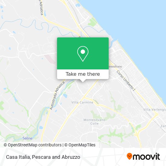 Casa Italia map