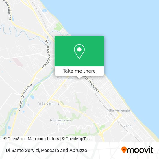 Di Sante Servizi map