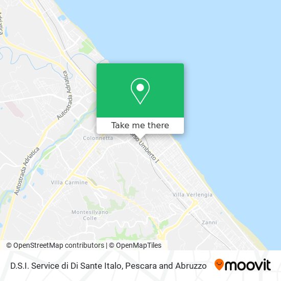 D.S.I. Service di Di Sante Italo map
