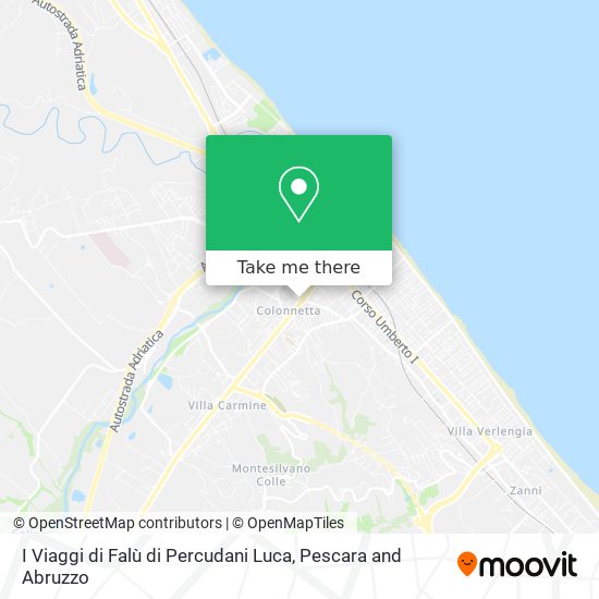 I Viaggi di Falù di Percudani Luca map