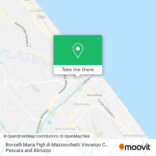 Borselli Maria Figli di Mazzocchetti Vincenzo C. map