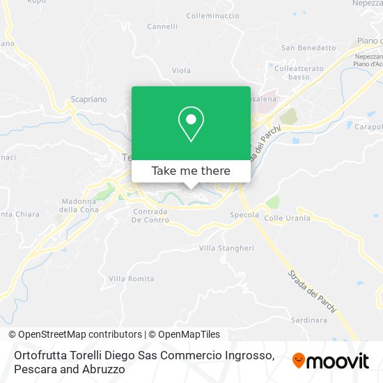 Ortofrutta Torelli Diego Sas Commercio Ingrosso map