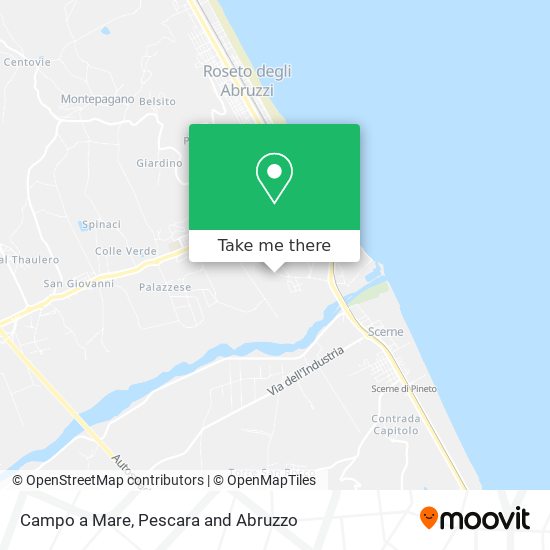 Campo a Mare map