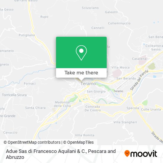 Adue Sas di Francesco Aquilani & C. map