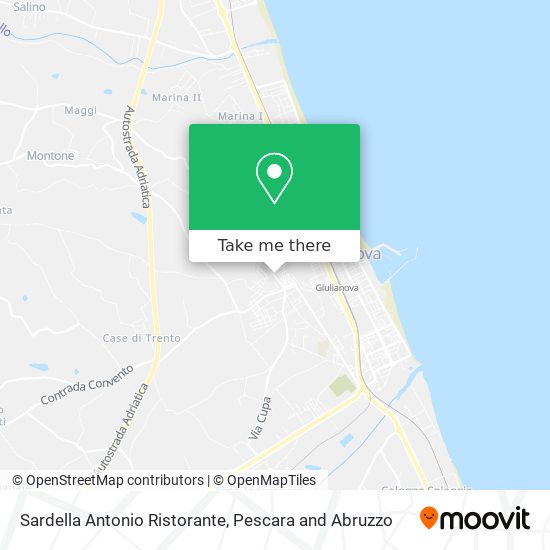 Sardella Antonio Ristorante map