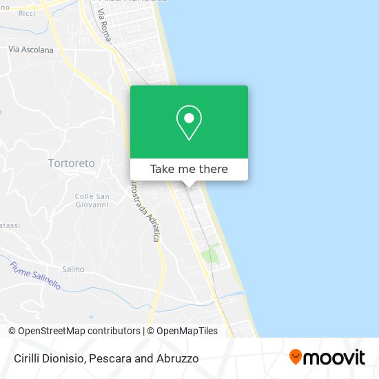 Cirilli Dionisio map