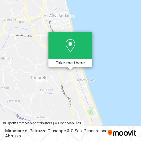 Miramare di Petruzza Giuseppe & C.Sas map