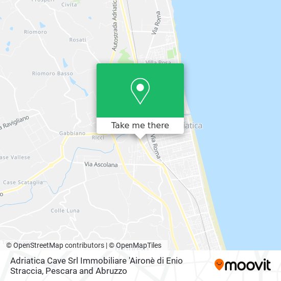 Adriatica Cave Srl Immobiliare 'Aironè di Enio Straccia map