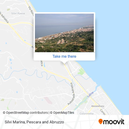 Silvi Marina map