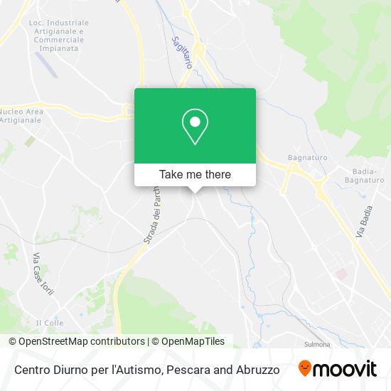 Centro Diurno per l'Autismo map