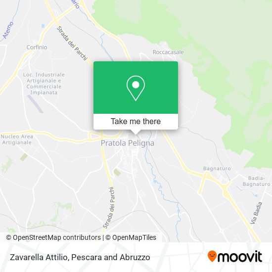 Zavarella Attilio map