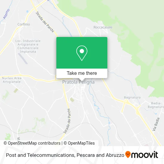 Post and Telecommunications map