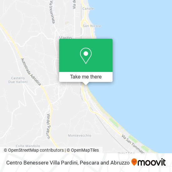 Centro Benessere Villa Pardini map