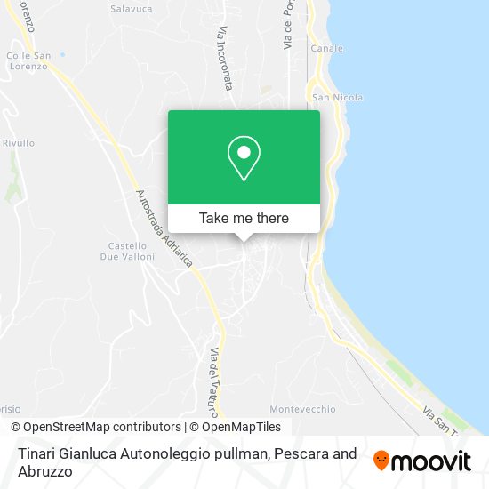 Tinari Gianluca Autonoleggio pullman map