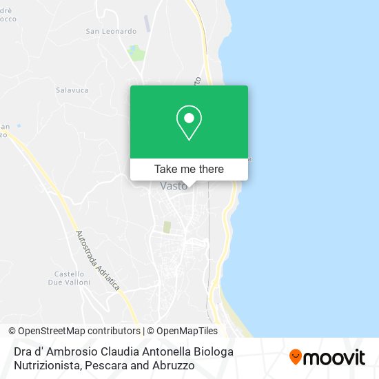 Dra d' Ambrosio Claudia Antonella Biologa Nutrizionista map